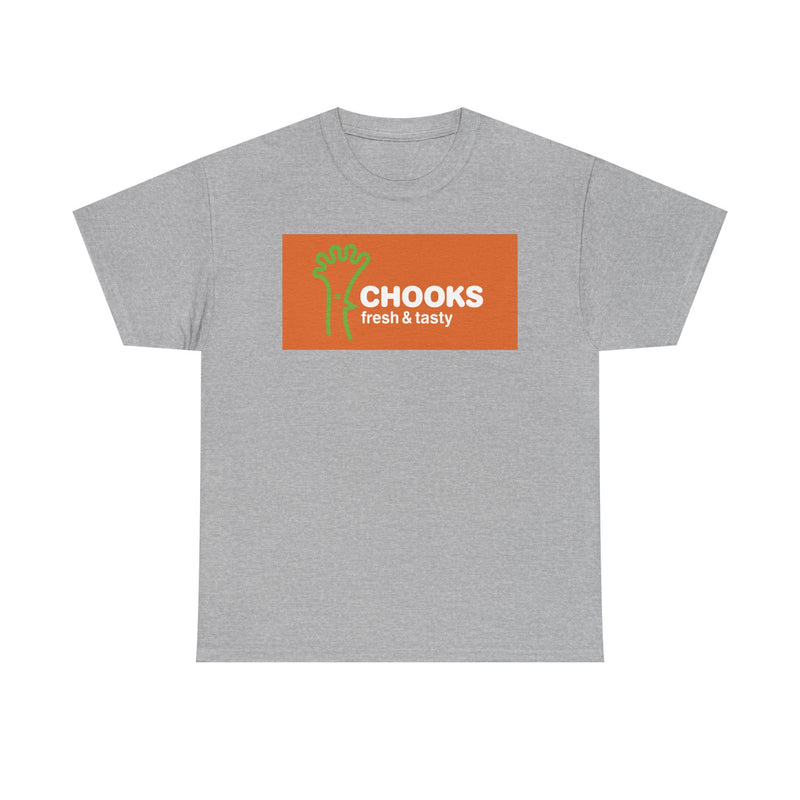 Load image into Gallery viewer, Chooks Fresh & Tasty Vintage Food Chain Restaurant Logo T-Shirt