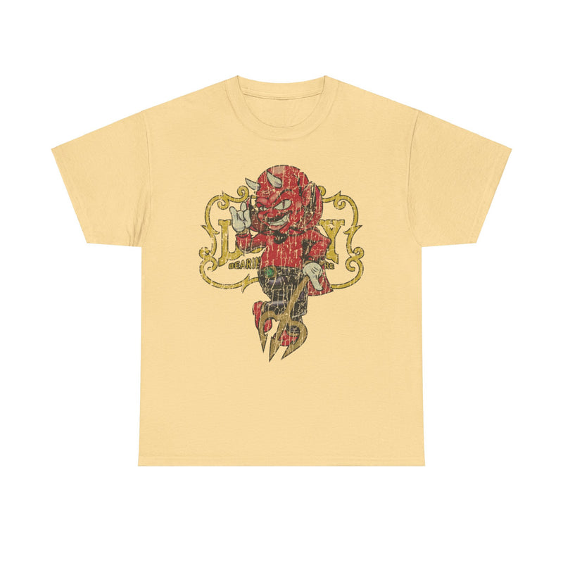 Load image into Gallery viewer, Lucky Bearings Devil 1995 Car Distressed Print T-shirt