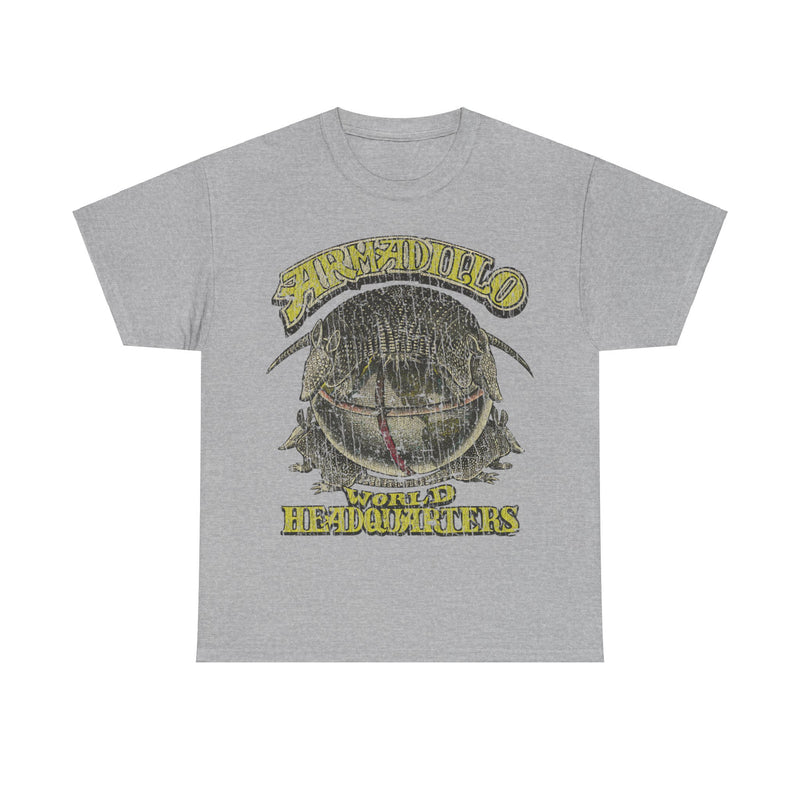 Load image into Gallery viewer, Armadillo Dillo World Headquarters 1970 Music Hall T-shirt
