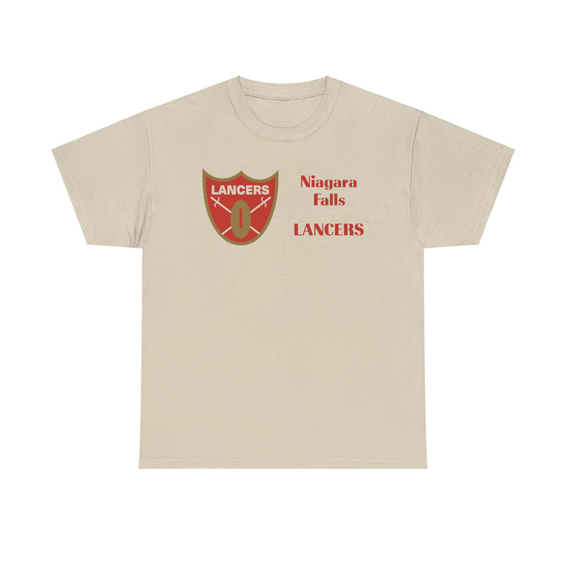 Load image into Gallery viewer, Niagara Falls New York Lancers Midwest Football 1971 T-shirt