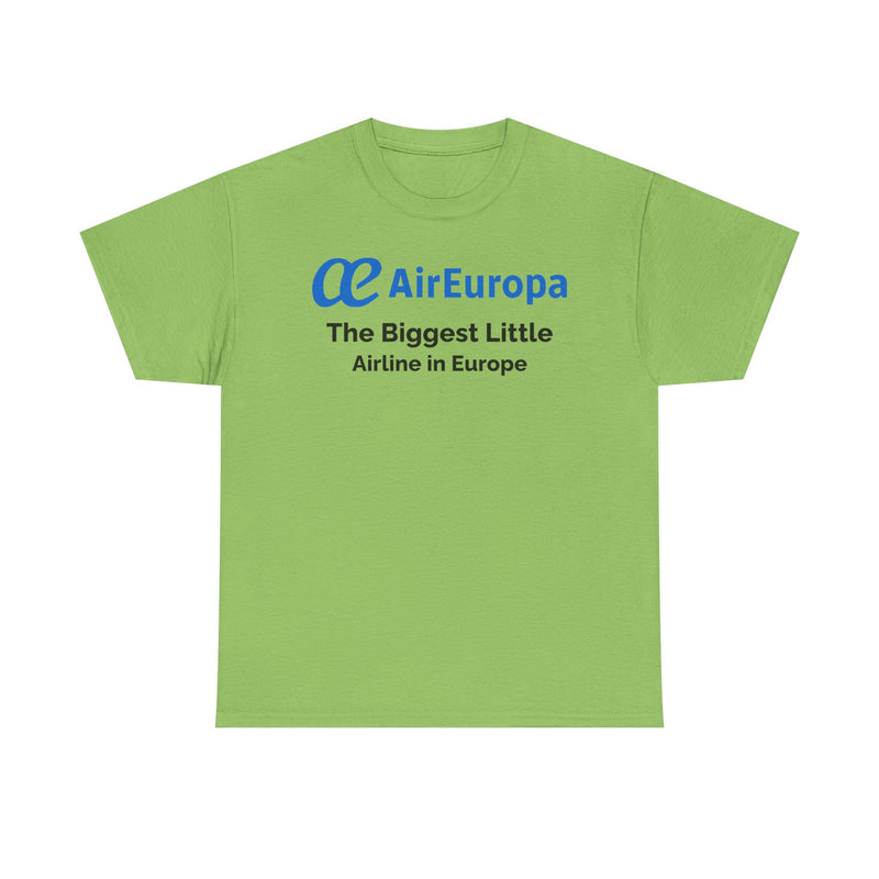 Load image into Gallery viewer, Air Europa The Biggest Little Airline in Europe Vintage Logo Aviation T-shirt