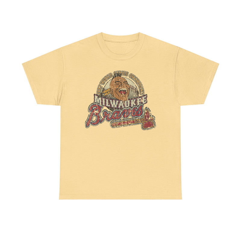 Load image into Gallery viewer, Milwaukee Braves World Champions Baseball Team T-shirt