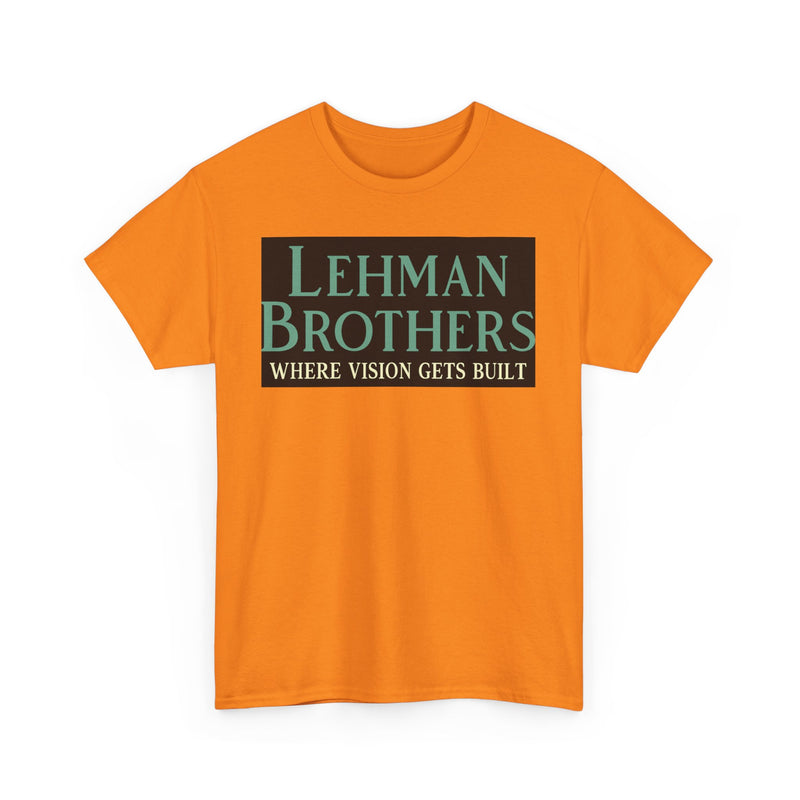 Load image into Gallery viewer, Lehman Brothers Where Vision Gets Built Historic Wall Street Bank Tee New York T-Shirt