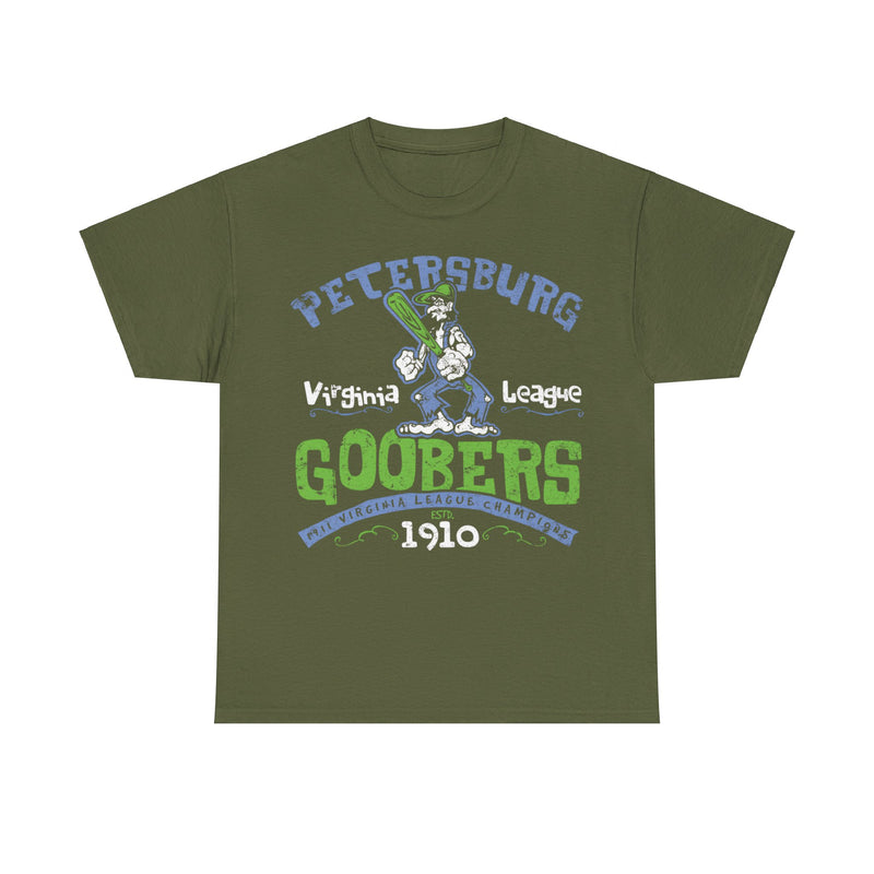 Load image into Gallery viewer, Petersburg Goobers Est 1910 Virginia Baseball T-shirt