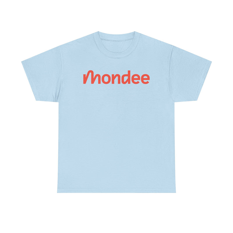 Load image into Gallery viewer, Mondee T-Shirt Bankrupt Travel Tech Company Defunct Logo Tee