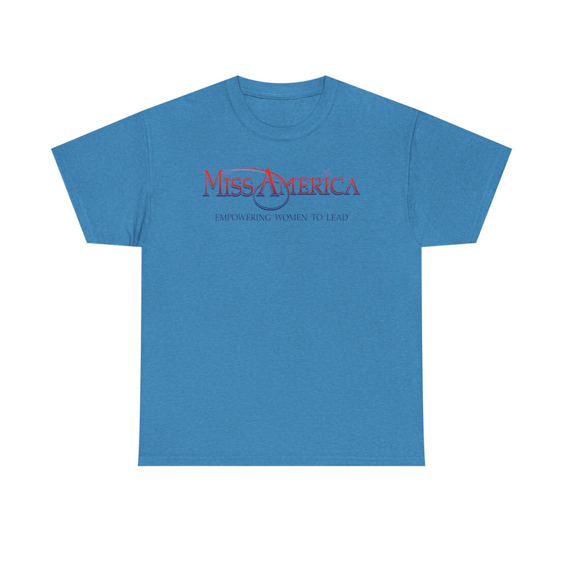 Load image into Gallery viewer, Miss America Empowering Women To Lead T-Shirt Pageant Logo Tee