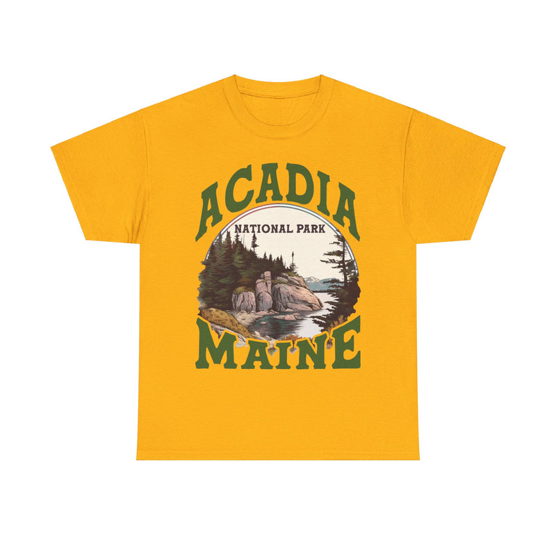 Load image into Gallery viewer, Acadia National Park Maine Poster Print T-shirt