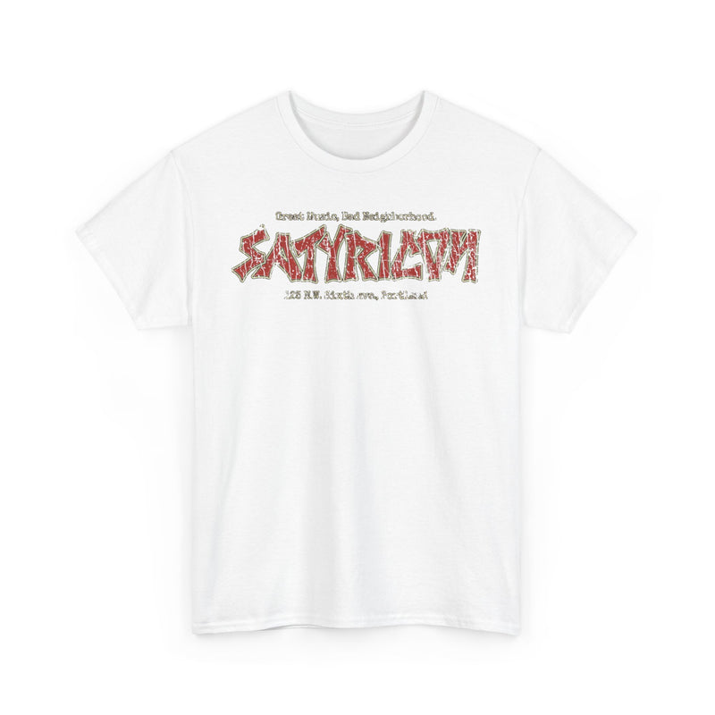 Load image into Gallery viewer, Satyricon Portland Oregon 1983 Nightclub Punk Rock Dance T-shirt