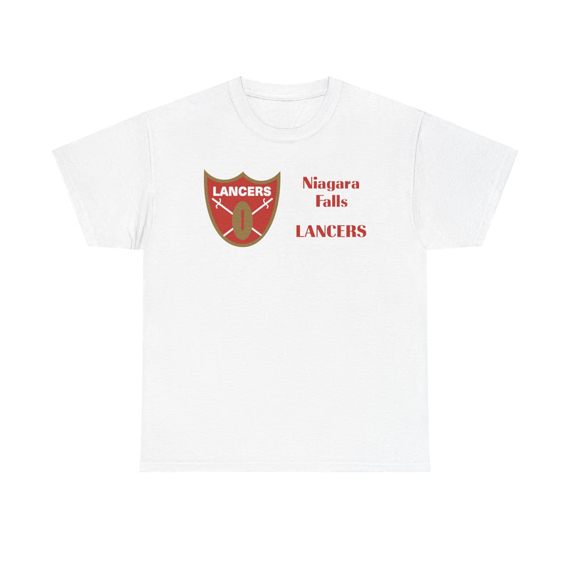 Load image into Gallery viewer, Niagara Falls New York Lancers Midwest Football 1971 T-shirt