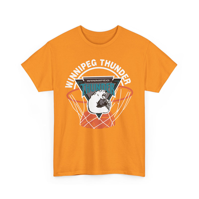Load image into Gallery viewer, Winnipeg Thunder Basketball 1992-1994 World Basketball League T-shirt