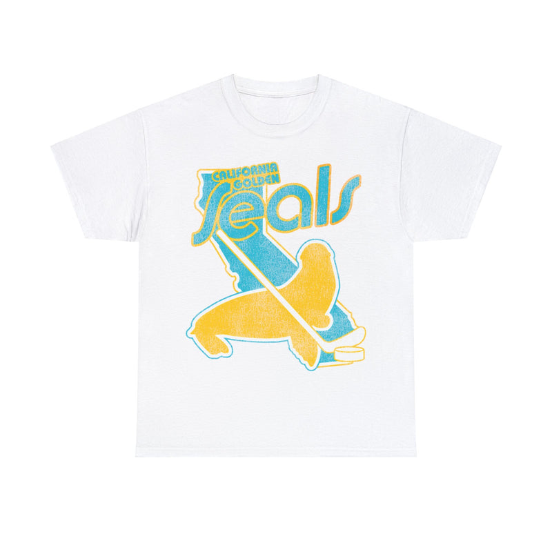 Load image into Gallery viewer, California Golden Seals Hockey Team Nostalgic Logo T-shirt