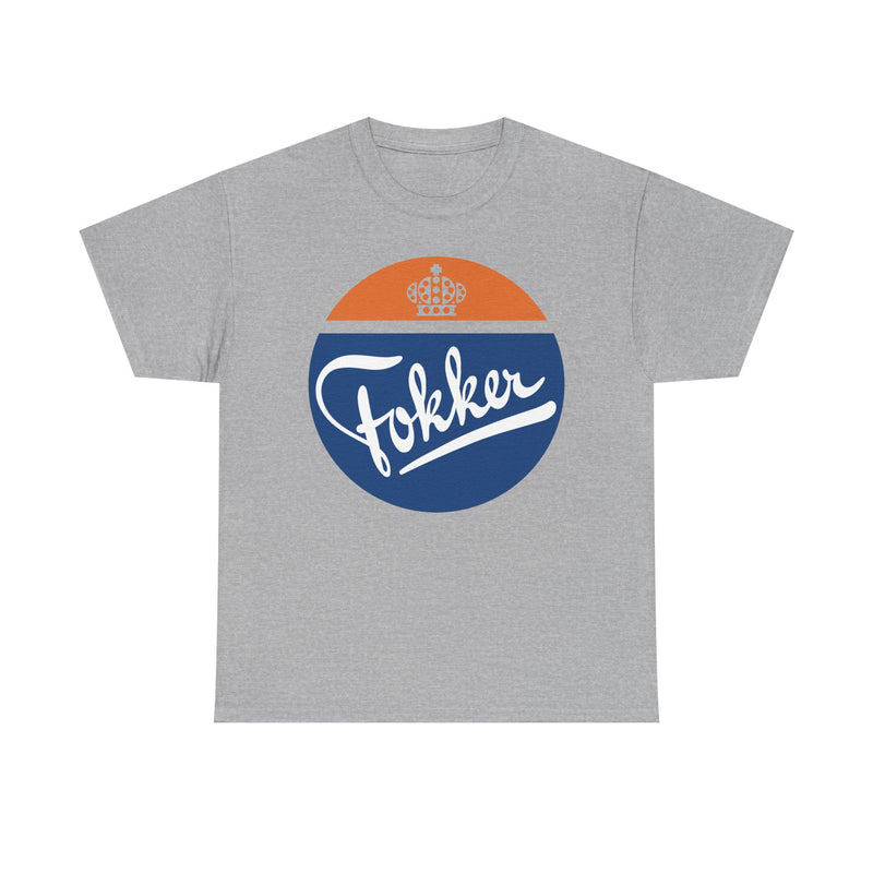 Load image into Gallery viewer, Fokker Royal Dutch Aircraft Manufacturer Vintage Logo T-Shirt