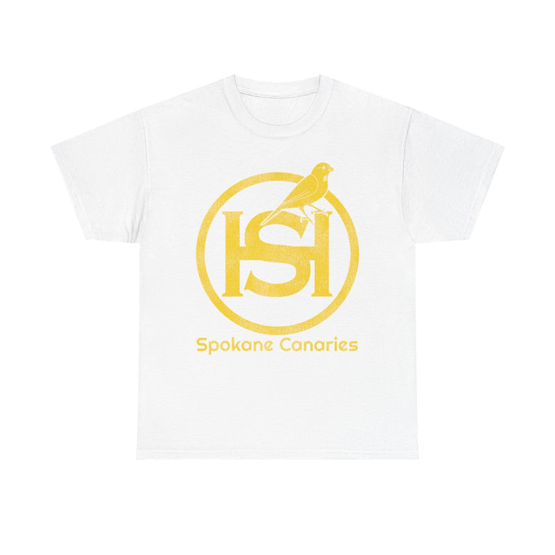 Load image into Gallery viewer, Spokane Canaries Hockey Team Nostalgic Logo T-shirt