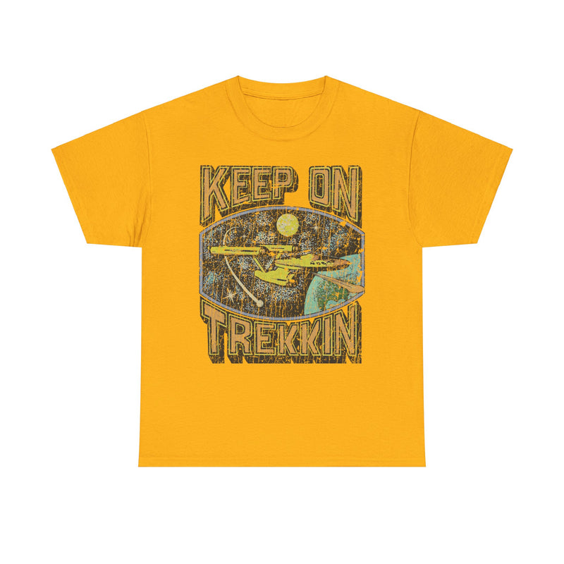 Load image into Gallery viewer, Keep on Trekkin Retro Nostalgic Star Trek T-shirt