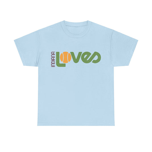 Indiana Loves Team Tennis Retro Nostalgic T-shirt
