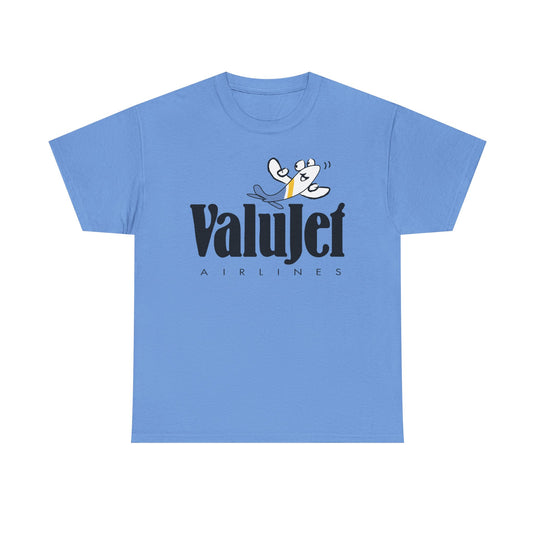 ValuJet Airlines Cartoon Plane Character Vintage Florida Carrier T-shirt