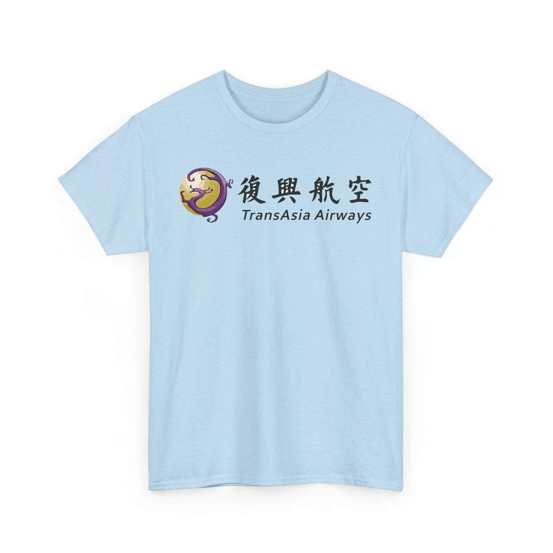 Load image into Gallery viewer, TransAsia Airways Purple Dragon Logo Taiwanese Carrier Vintage T-shirt
