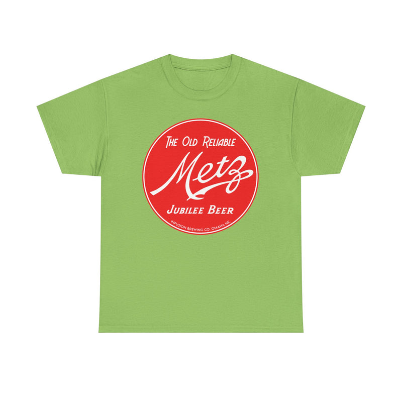 Load image into Gallery viewer, Metz Jubilee Old Reliable Logo Beer Infusion Brewing Co Nebraska T-Shirt