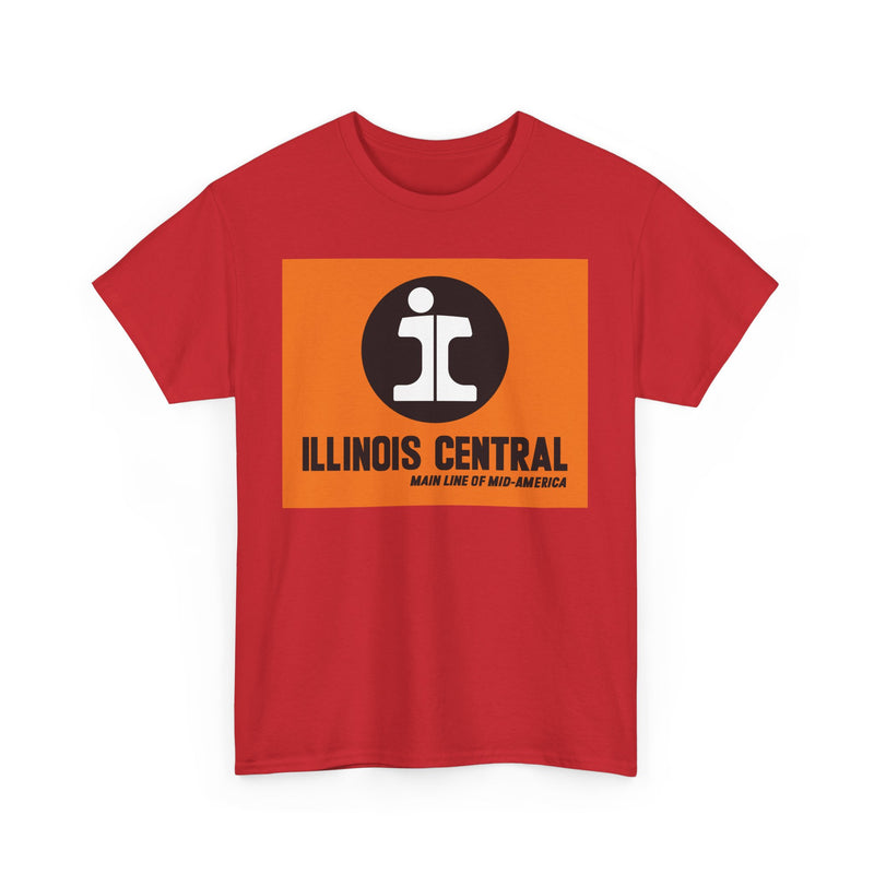 Load image into Gallery viewer, Illinois Central Main Line Mid-America Railroad Logo Train T-Shirt