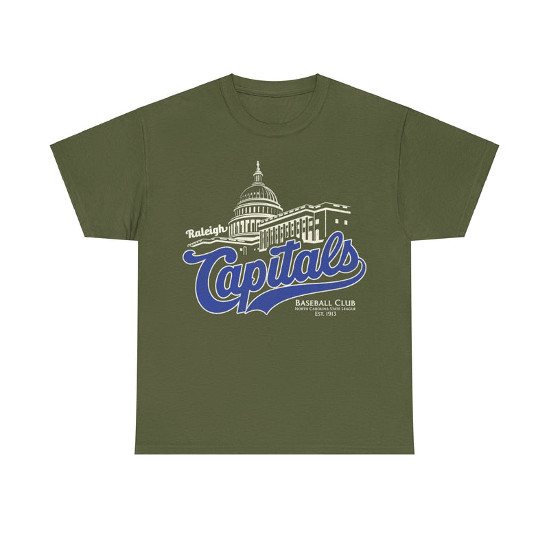 Load image into Gallery viewer, Raleigh Capitals Nostalgic Retro Baseball Team T-shirt