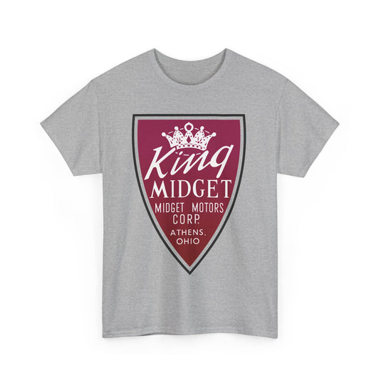 King Midget Motors Corp Athens Ohio Crown Logo Microcar T-shirt