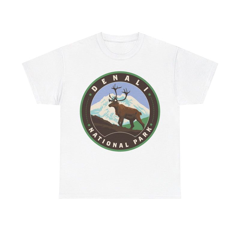 Load image into Gallery viewer, Denali National Park Alaska Round Logo T-shirt