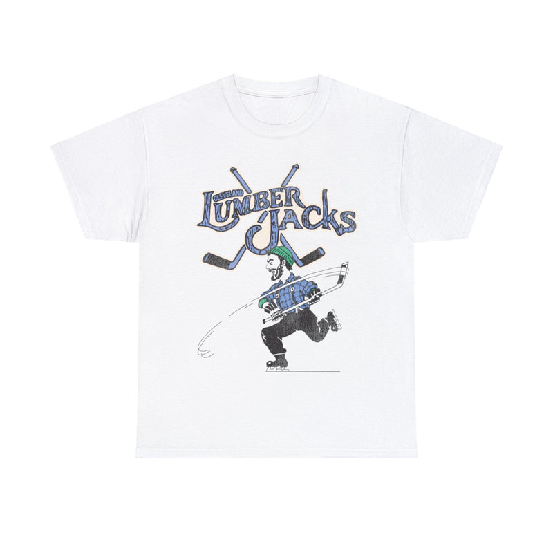 Load image into Gallery viewer, Cleveland Lumberjacks Nostalgic Logo Hockey Team T-shirt