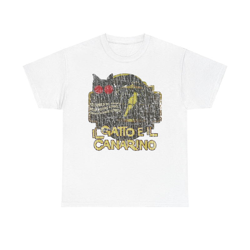 Load image into Gallery viewer, Il Gatto E Il Canarino 1978 Cat and the Canary Movie T-shirt