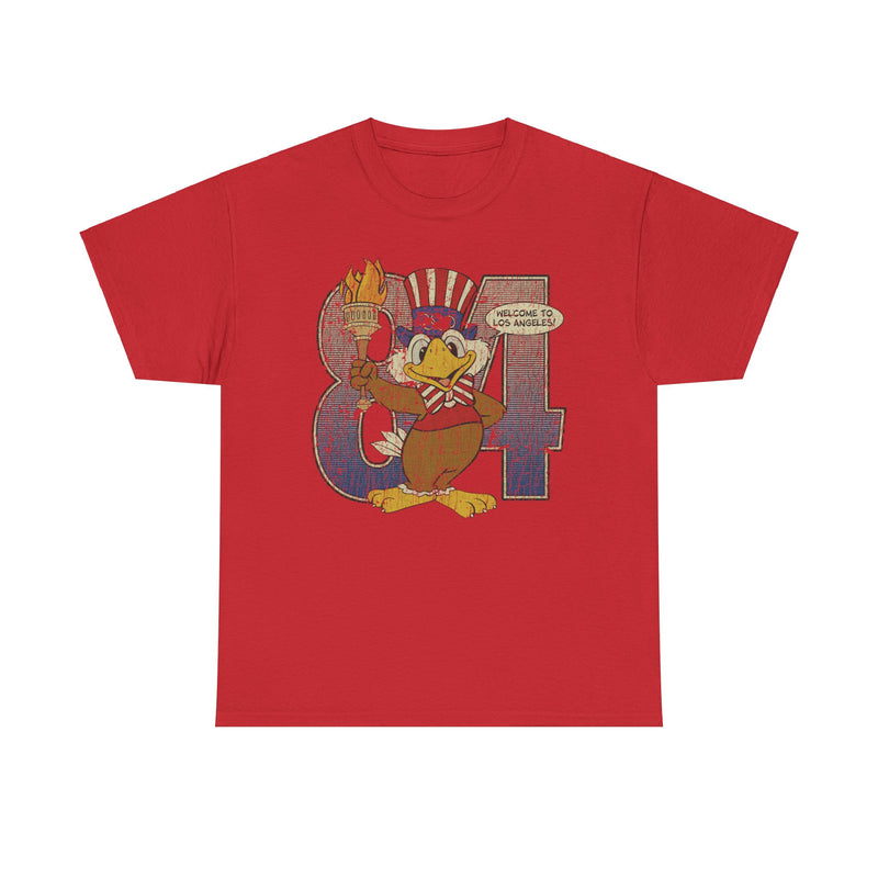 Load image into Gallery viewer, Sam The Eagle 1984 Summer Olympics Mascot California T-shirt