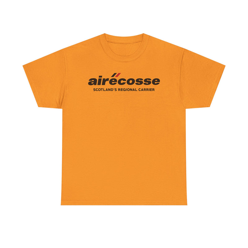 Load image into Gallery viewer, Airecosse Scotland's Regional Carrier Vintage Airline Logo Aviation T-shirt