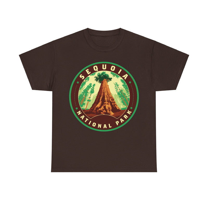 Load image into Gallery viewer, Sequoia National Park California Round Logo T-shirt