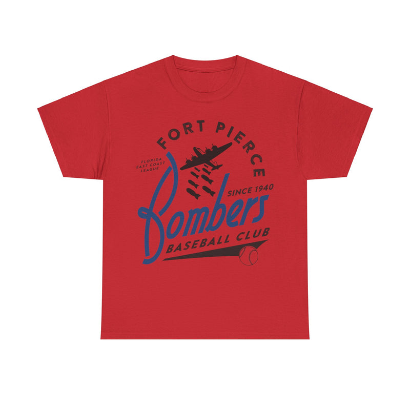 Load image into Gallery viewer, Fort Pierce Bombers Est 1940 Florida Baseball T-shirt