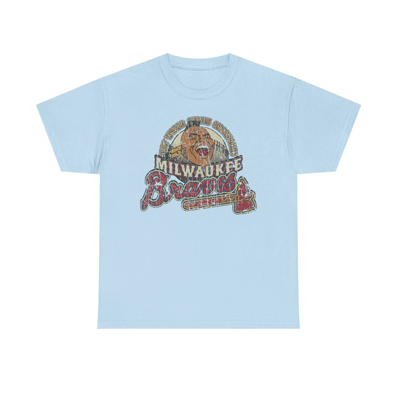 Load image into Gallery viewer, Milwaukee Braves World Champions Baseball Team T-shirt