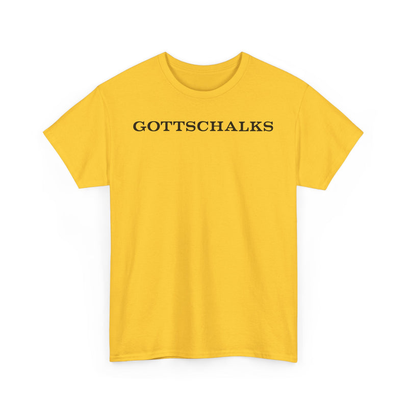 Load image into Gallery viewer, Gottschalks Simple Black Text Department Store Logo T-Shirt