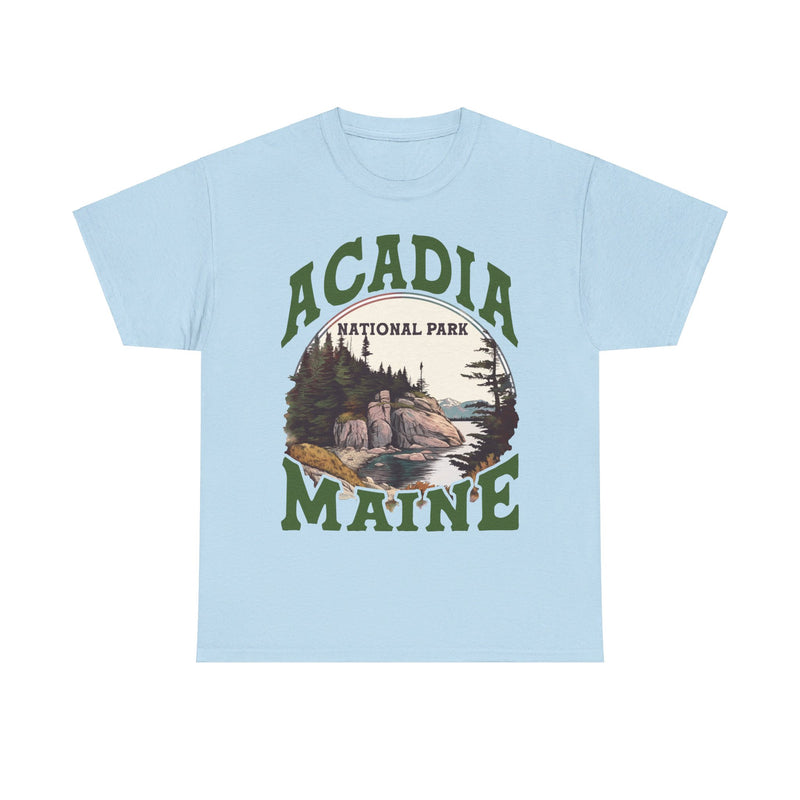 Load image into Gallery viewer, Acadia National Park Maine Poster Print T-shirt