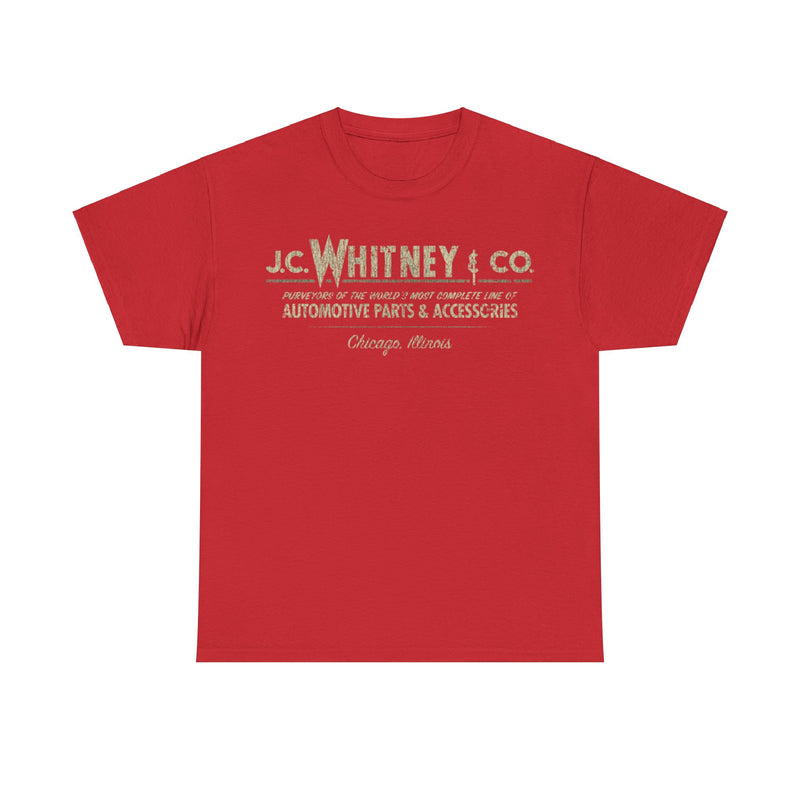 Load image into Gallery viewer, JC Whitney Co 1915 Car Parts Distressed Print T-shirt