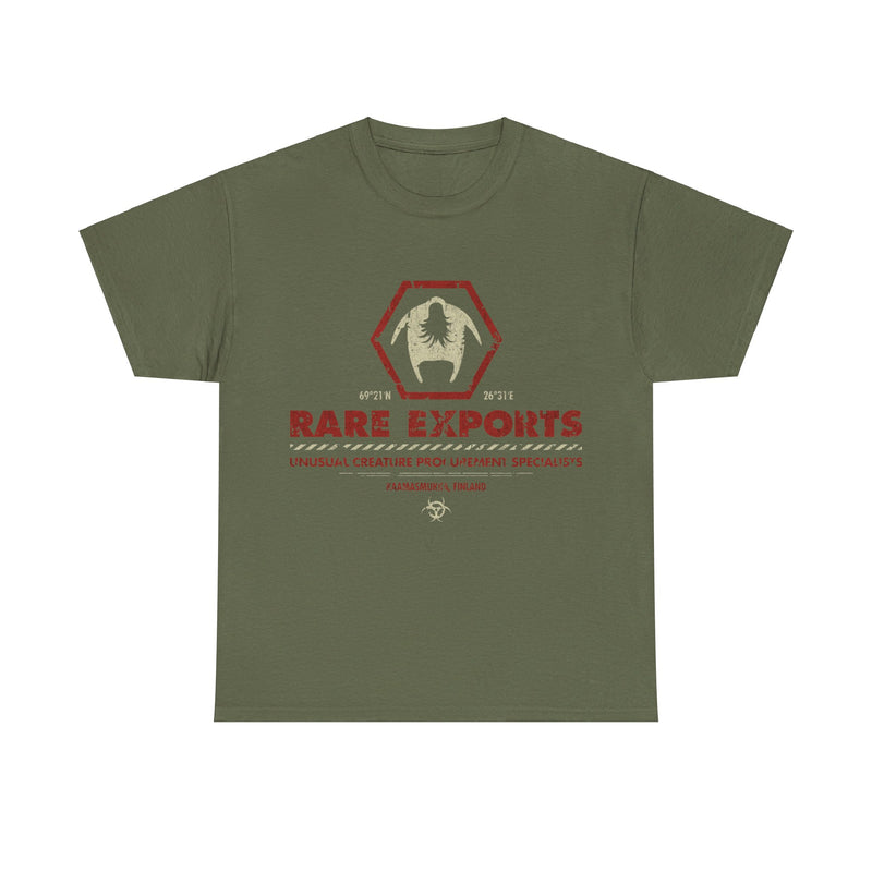Load image into Gallery viewer, Rare Exports Unusual Creature Procurement Specialists Finland T-shirt