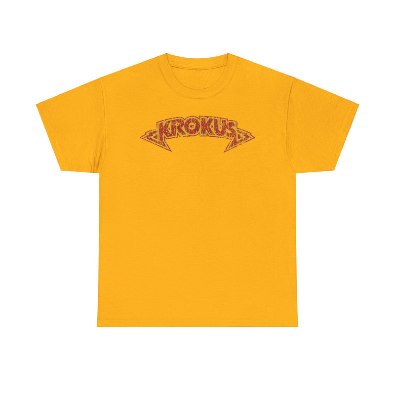 Load image into Gallery viewer, Krokus Swiss Heavy Metal Rock Band Logo T-shirt