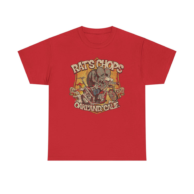 Load image into Gallery viewer, Rats Chops California Custom Motorcycle Shop T-shirt