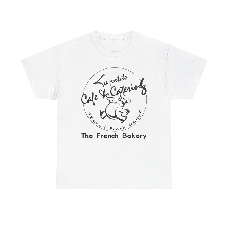 Load image into Gallery viewer, La Petite Cafe & Catering French Bakery Vintage Logo Classic Food T-Shirt