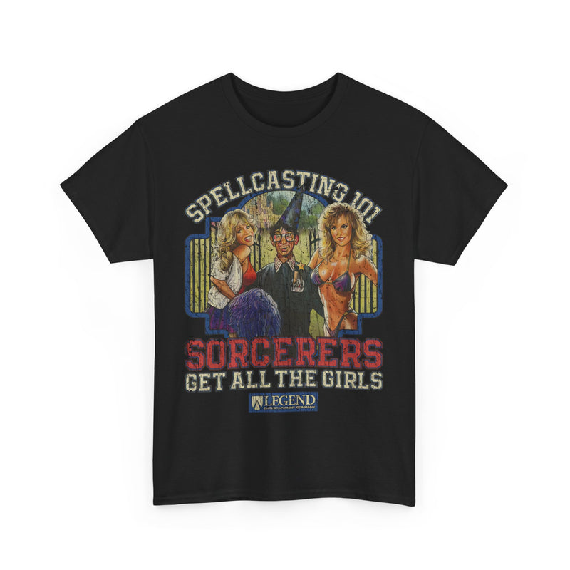 Load image into Gallery viewer, Spellcasting 101 Sorcerers Get All the Girls 1990 Adventure Video Game T-shirt