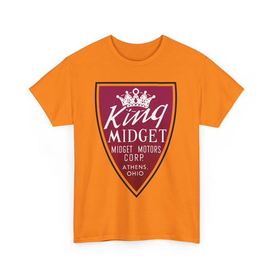 King Midget Motors Corp Athens Ohio Crown Logo Microcar T-shirt