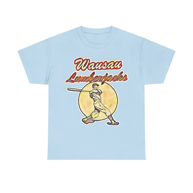 Load image into Gallery viewer, Wausau Lumberjacks Logo Wisconsin Baseball T-shirt