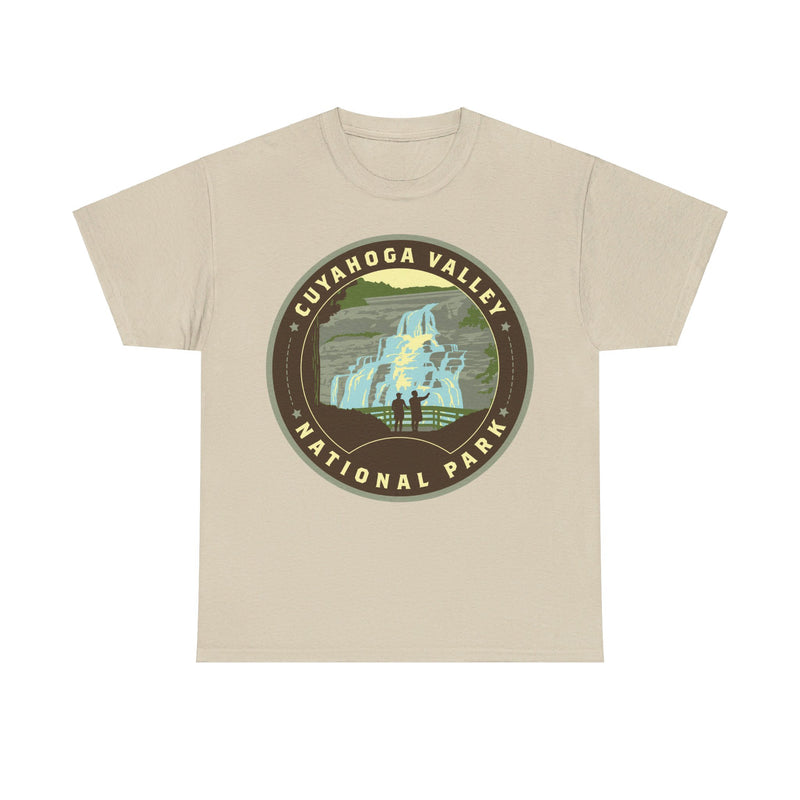 Load image into Gallery viewer, Cuyahoga Valley National Park Ohio Round Logo T-shirt