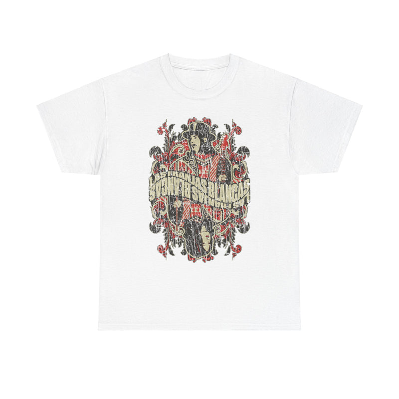Load image into Gallery viewer, Las Franjas Blancas White Stripes Rock Band T-shirt