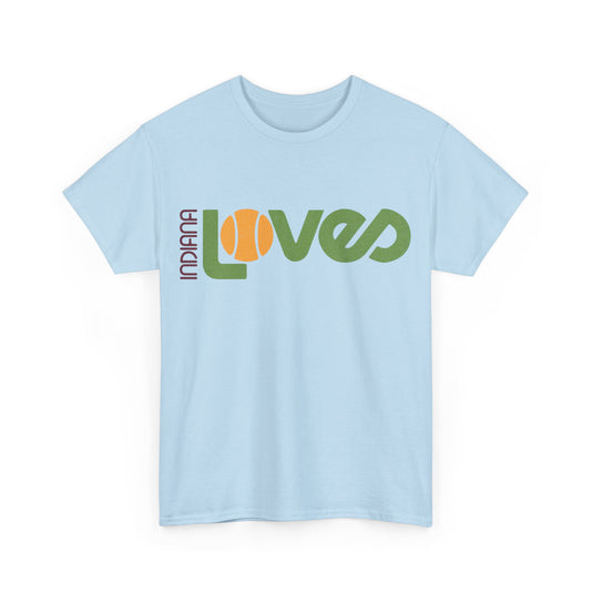 Indiana Loves Team Tennis Retro Nostalgic T-shirt