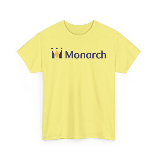Monarch Airlines UK Travel Retro Logo Aviation Collector Gift T-shirt