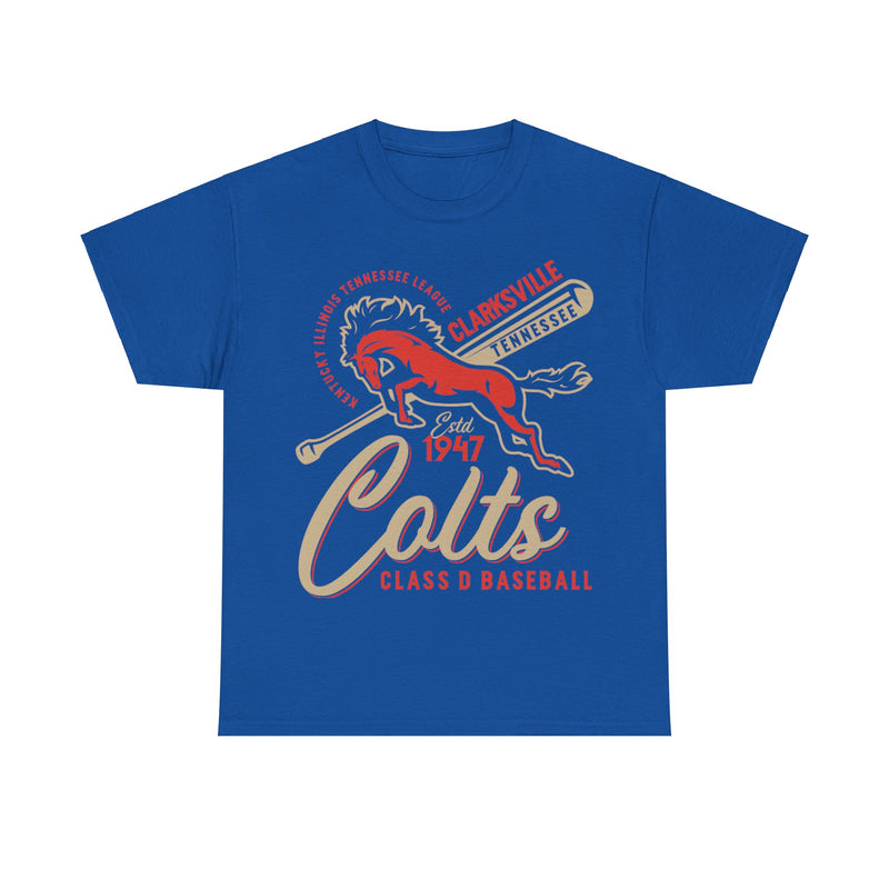 Load image into Gallery viewer, Clarksville Colts Est 1947 Tennessee Baseball T-shirt
