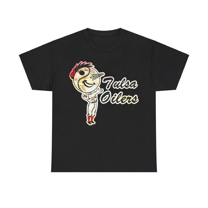 Load image into Gallery viewer, Tulsa Oilers Mascot Logo Oklahoma Baseball T-shirt