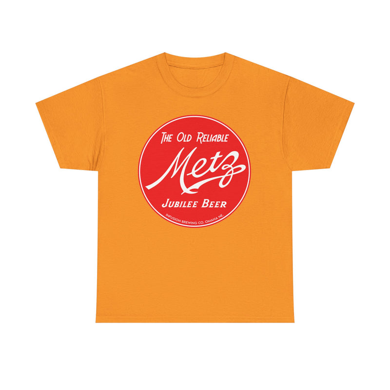 Load image into Gallery viewer, Metz Jubilee Old Reliable Logo Beer Infusion Brewing Co Nebraska T-Shirt